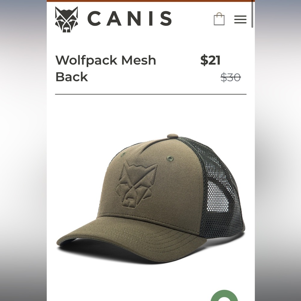 Canis trucker hat